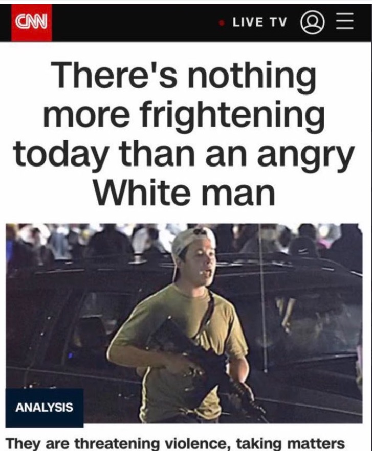 PHOTO CNN Called Kyle Rittenhouse An Angry White Man