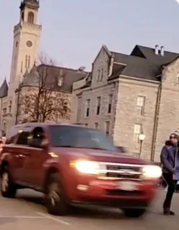 PHOTO Close Up Darrell Brooks Driving Through Waukesha After Running Over People Like Nothing Happened