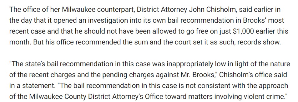 PHOTO Darrell Brooks Wasn't Supposed To Be Allowed To Be Set Free For $1000 In Early November And Could Have Prevented Him From Killing People In Waukesha