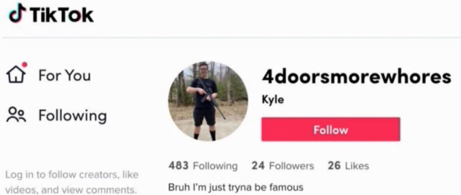 PHOTO Deleted Proof Kyle Rittenhouse Admitting He Just Wanted To Be Famous