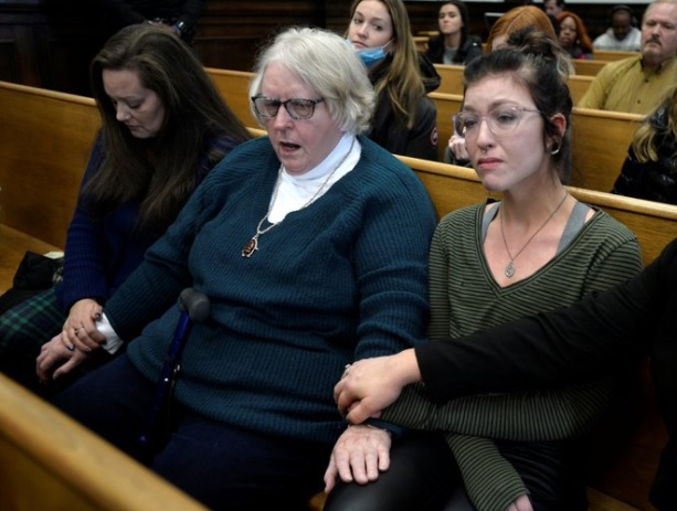 PHOTO Family Of Anthony Huber In Disbelief Crying In Court As Kyle Rittenhouse Verdict Was Read