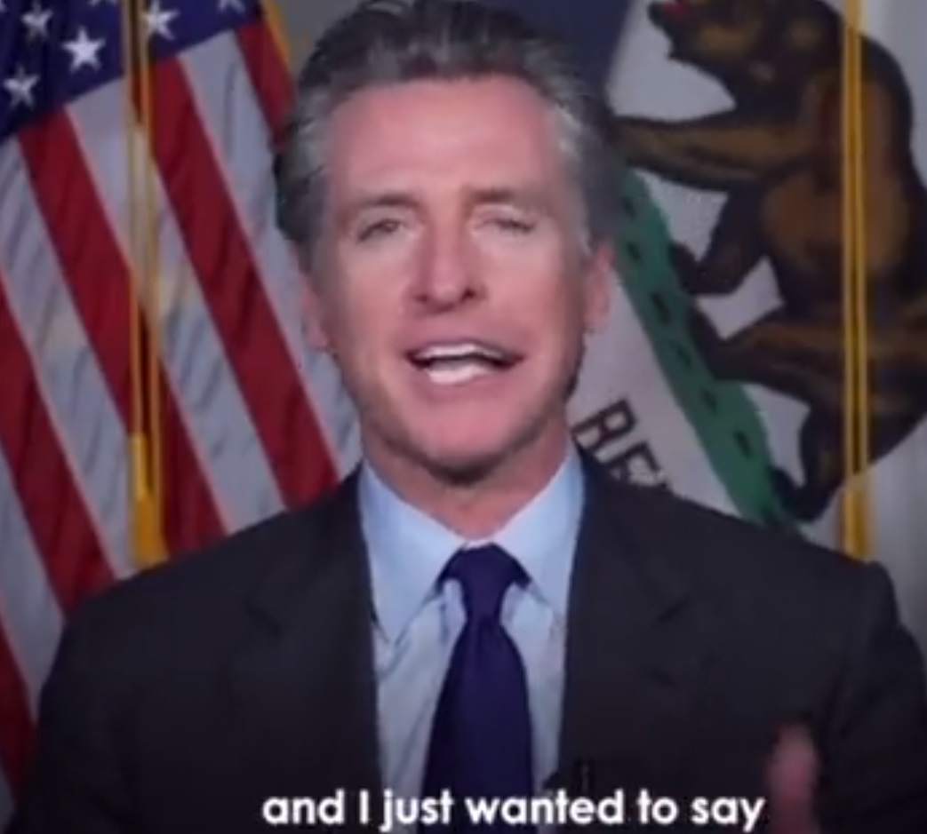 PHOTO Gavin Newsom Looks Like He Has Giant Tumor On His Face After Wishing Everyone Happy Diwali Two Days Ago