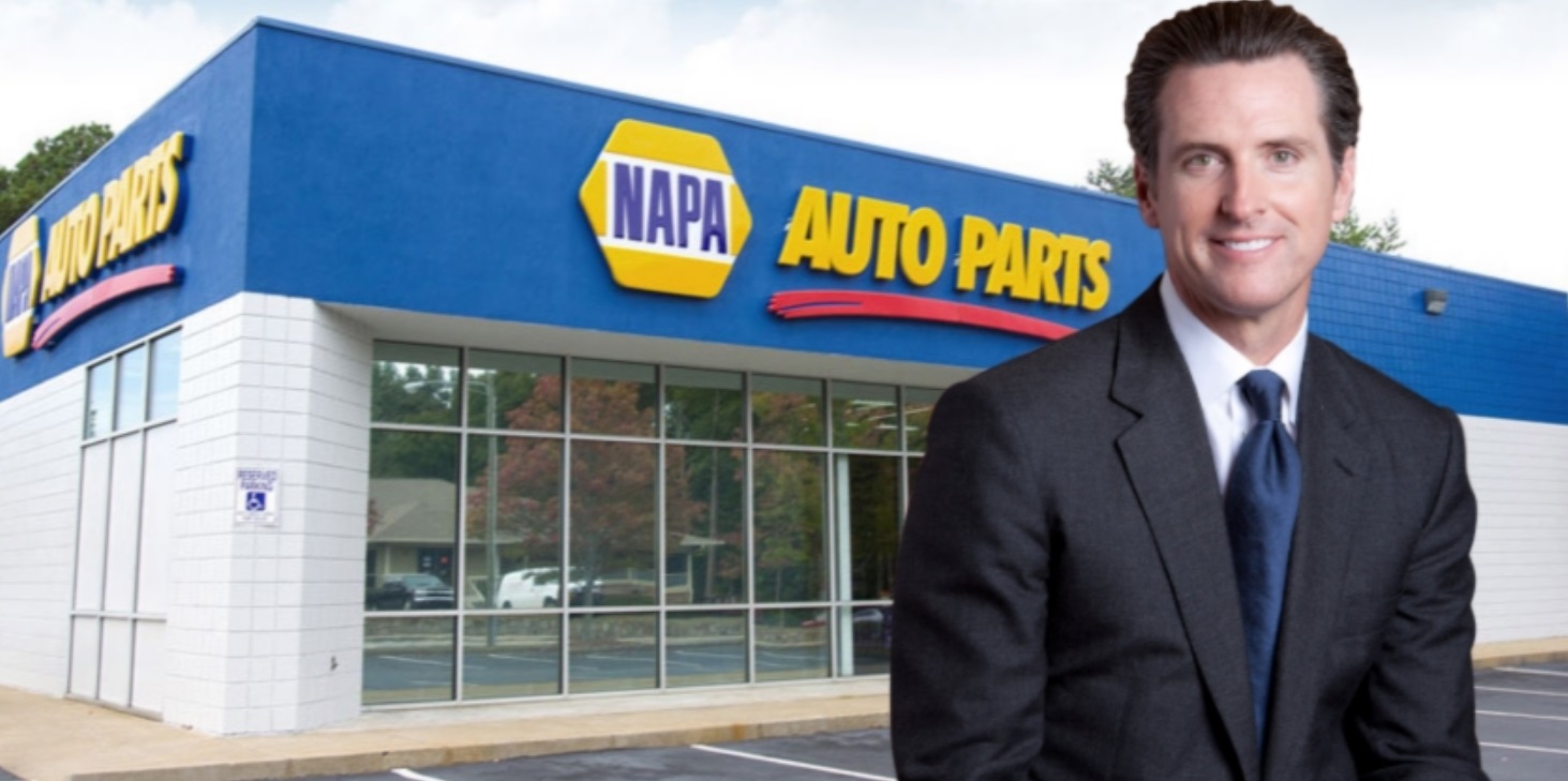 PHOTO Gavin Newsom Spotted At Napa Auto Parts On Tuesday