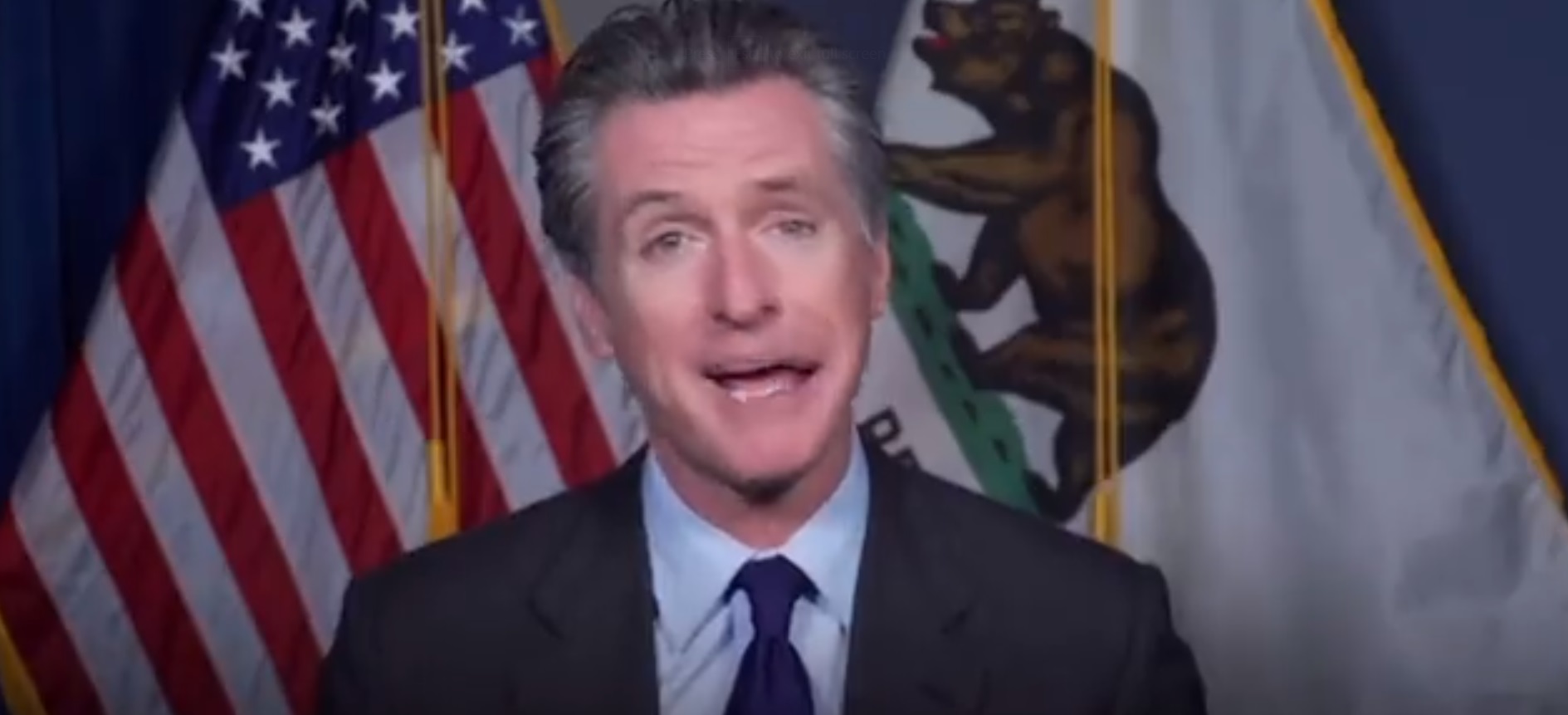 PHOTO Gavin Newsom's Face Is Swollen After Taking Moderna Booster Shot