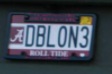 PHOTO Henry Ruggs' DBLON3 Vanity License Plate Number And Custom Alabama Crimson Tide License Plate