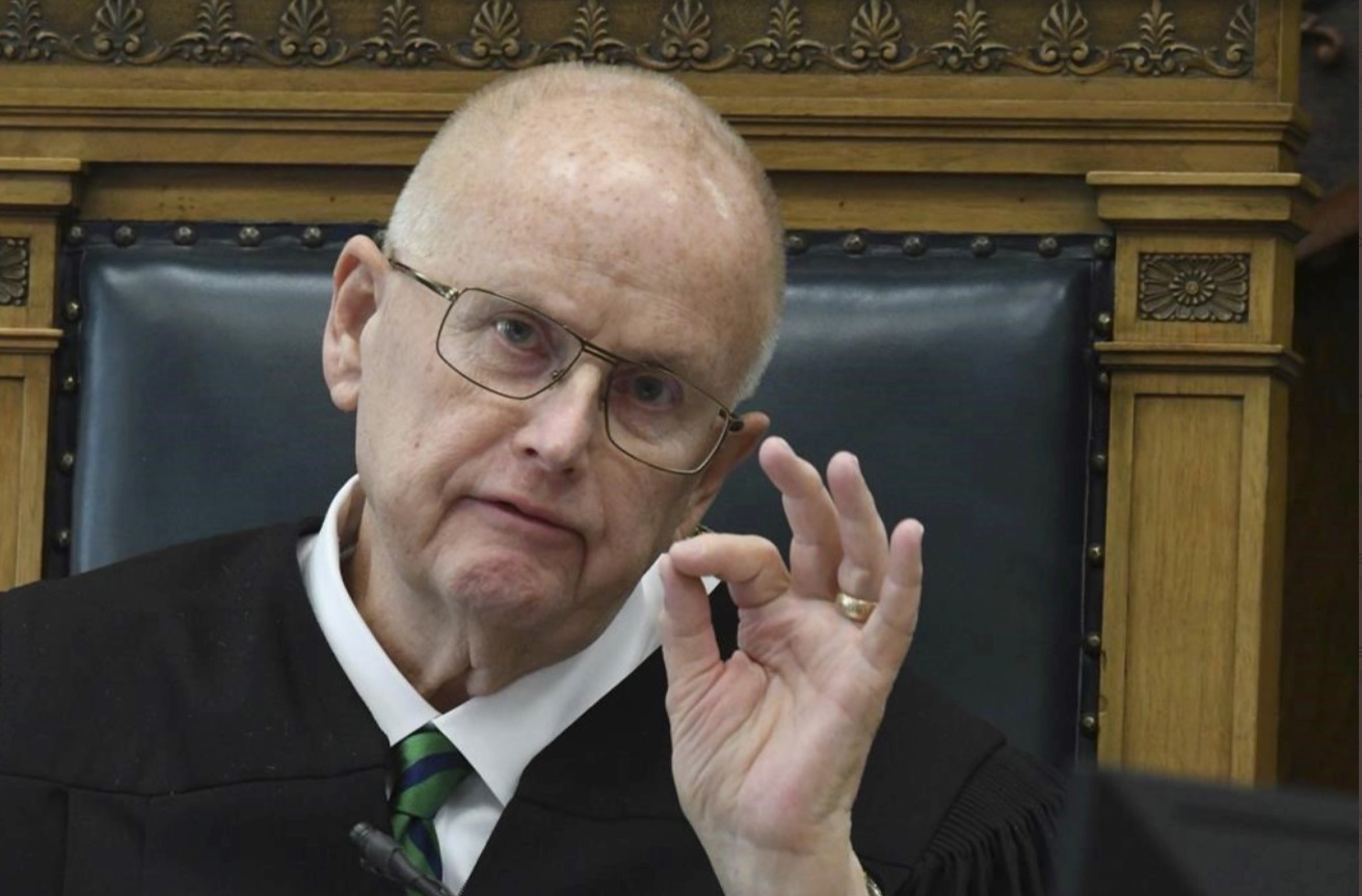 PHOTO Judge In Kyle Rittenhouse Case Making White Power Gesture With His Hand
