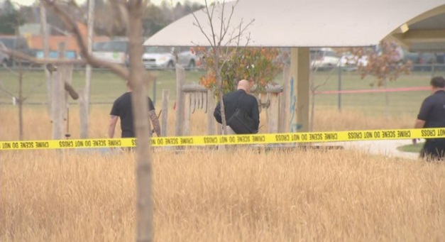 PHOTO Of Police Scrambling To Central High School In Aurora Colorado To Look For Active Shooter