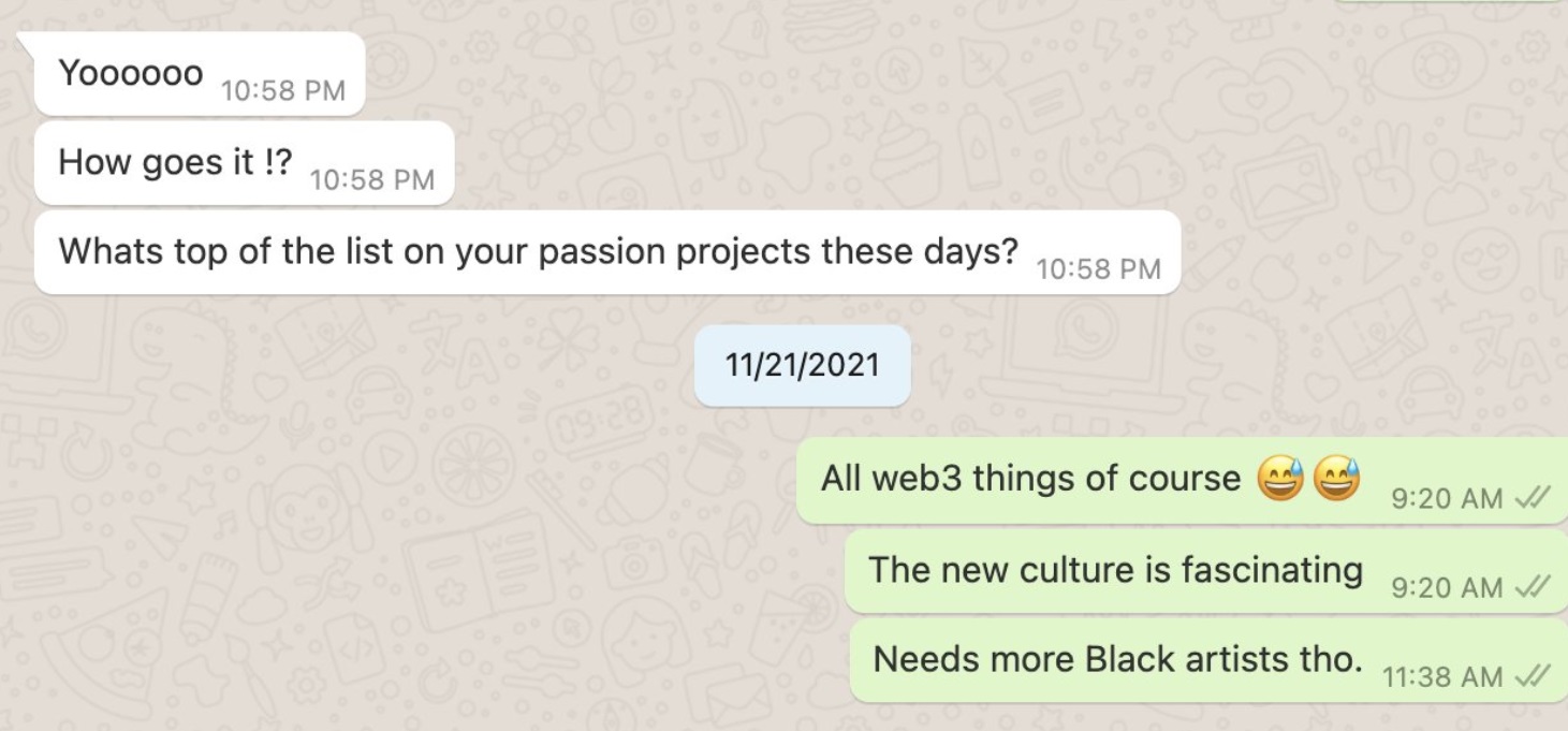 PHOTO One Of Virgil Abloh's Last Text Messages Telling A Friend To Focus On His Passion