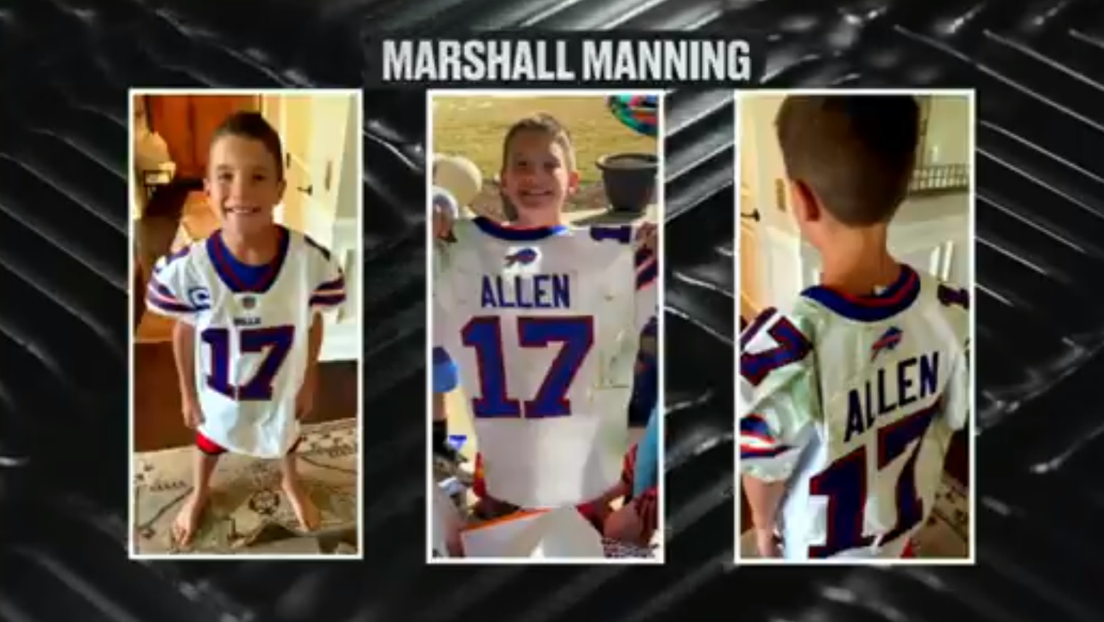 PHOTO Peyton Manning's Son Wearing A Josh Allen Jersey