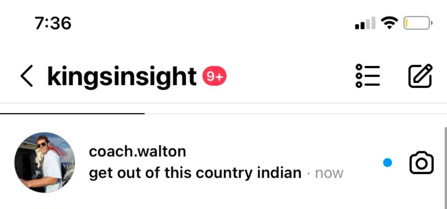 PHOTO Sacramento Kings Head Coach Luke Walton Tells Dude To Get Out Of This Country Because He's Indian