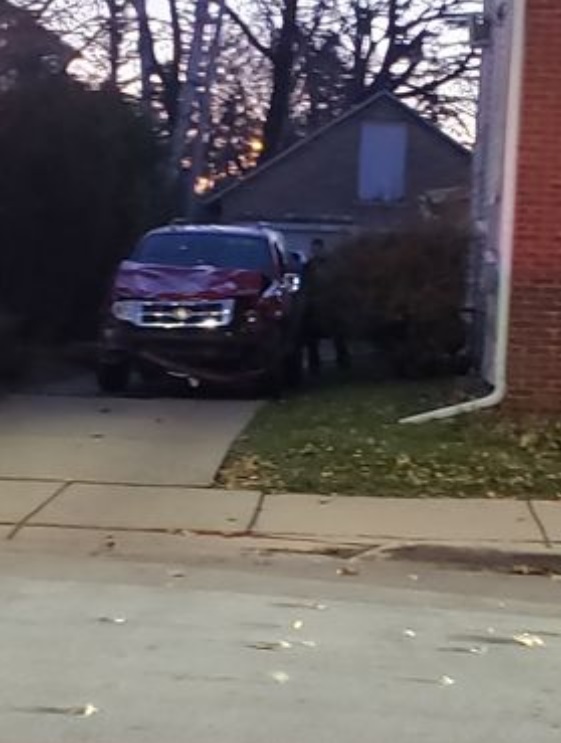 PHOTO The Whole Entire Hood And Front Of Darrell Brooks' SUV Is Dented From Driving It Through Crowd