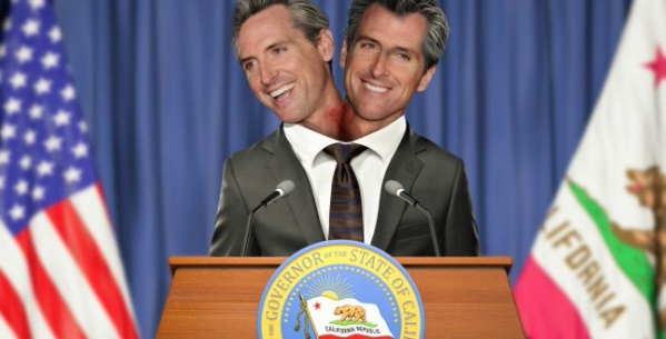 PHOTO What Gavin Newsom Would Look Like If He Had Two Heads