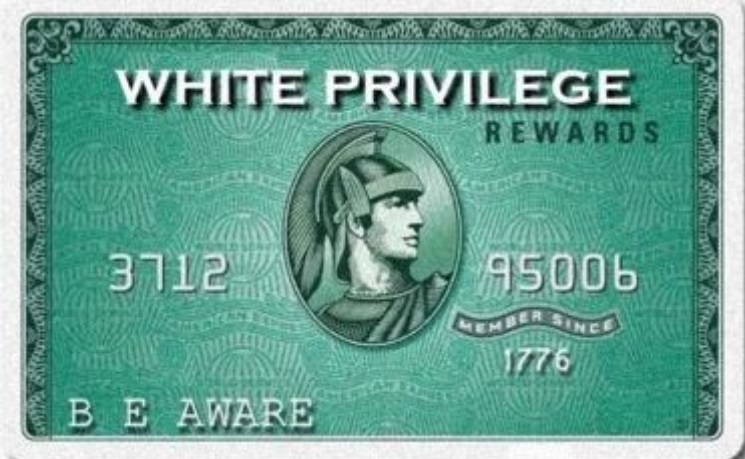 PHOTO White Privilege Credit Card Meme