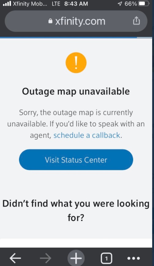 PHOTO Xfinity Has Crashed So Bad Even Its Outage Maps Are Offline