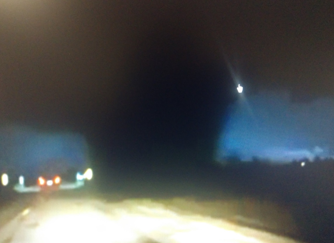 PHOTO Cars Were On The Road In Hornersville Missouri When Black Cloud Tornado Passed Over