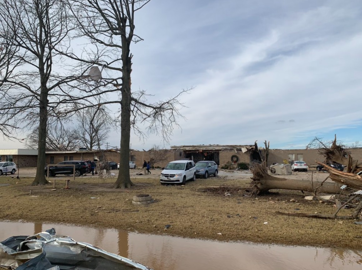 PHOTO Close Up Of Tornado Damage Near Highway 18 In Monette Arkansas