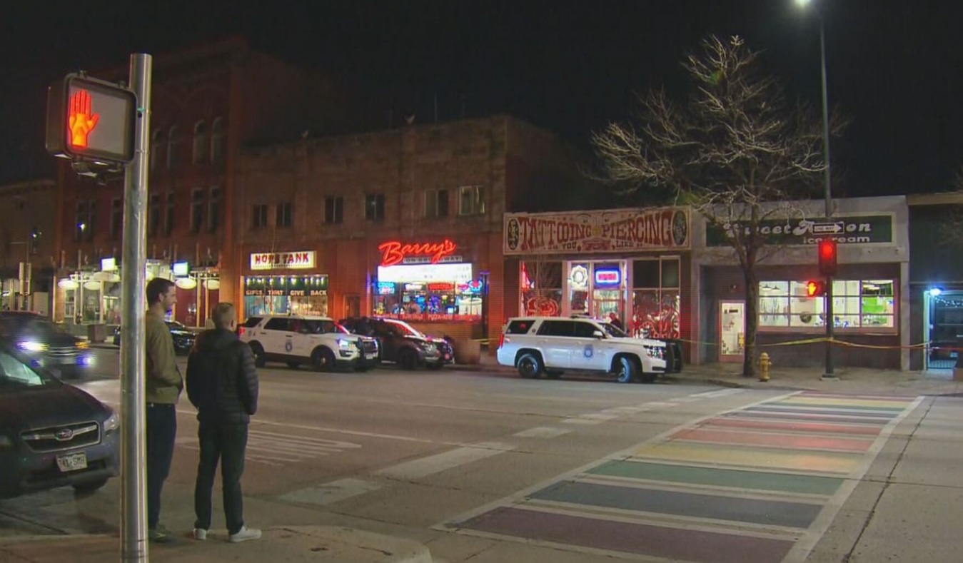 PHOTO Crime Tape Wrapped Around Tattoo Parler And Ice Cream Shop After Shooting In Denver