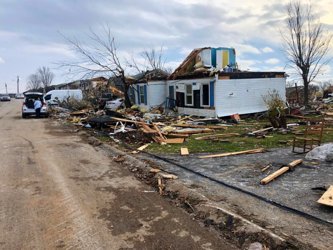 PHOTO Damage From Tornado In Jennings Creek In Bowling Green Kentucky Is Significant 