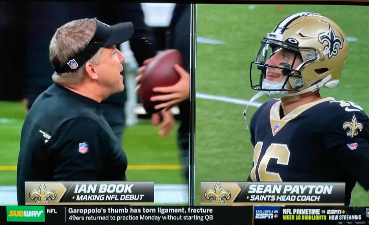 PHOTO ESPN Screwed Up Graphic By Putting Sean Payton's Name Under A Picture Of Ian Book