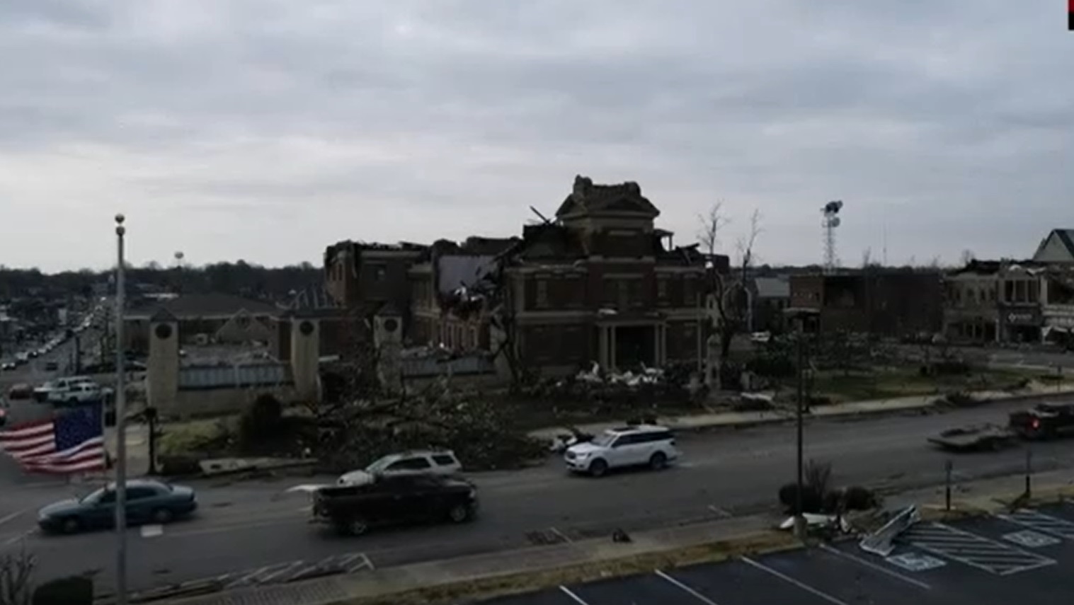 PHOTO Mayfield Court Square Is Beyond Repair And Will Need To Be Rebuilt