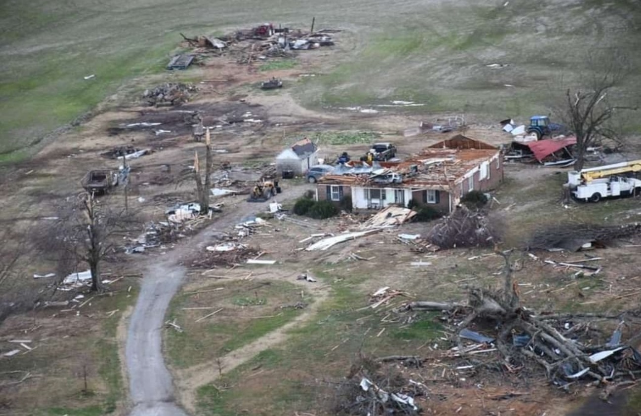 PHOTO Nobody Realizes How Bad The Damage From Tornado Is In Cayce Tennessee