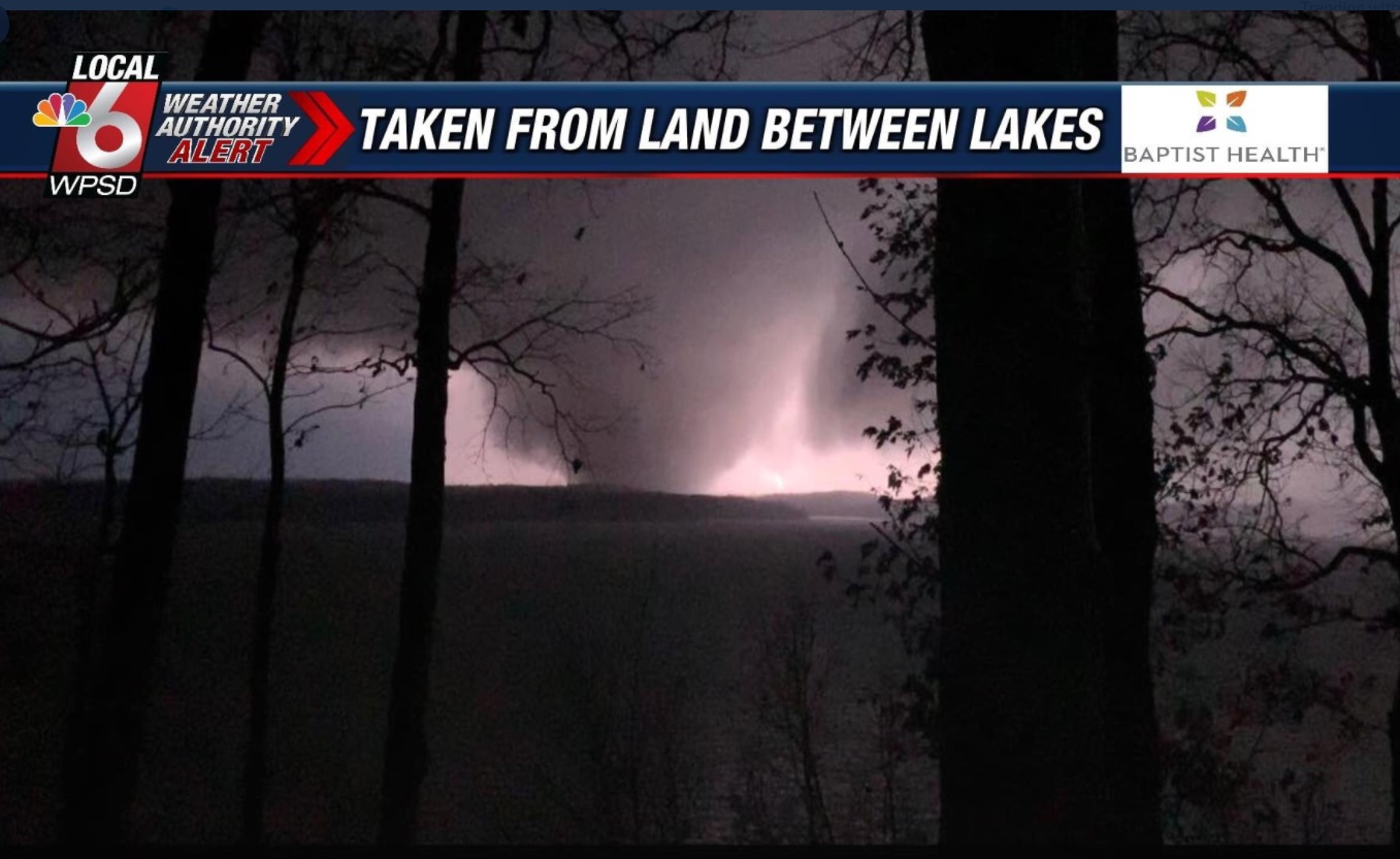 PHOTO Of Mayfield Kentucky Passing Over Barkley Lake