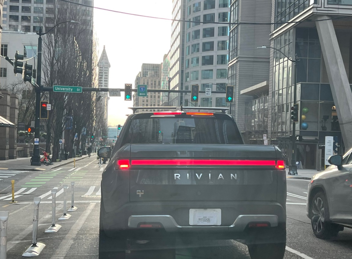 PHOTO Rivian Spotted Being Test Driven In Downtown Seattle On Friday