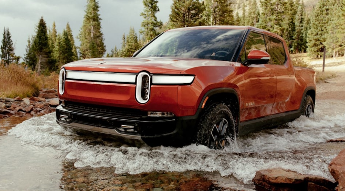 PHOTO Rivian Truck Easily Driving Through Multiple Feet Of Water