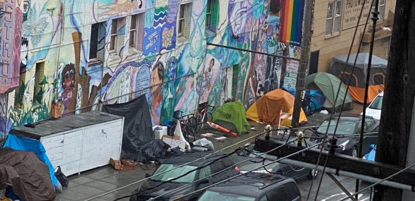 PHOTO Slum Of Tents In San Francisco Is Growing Everyday