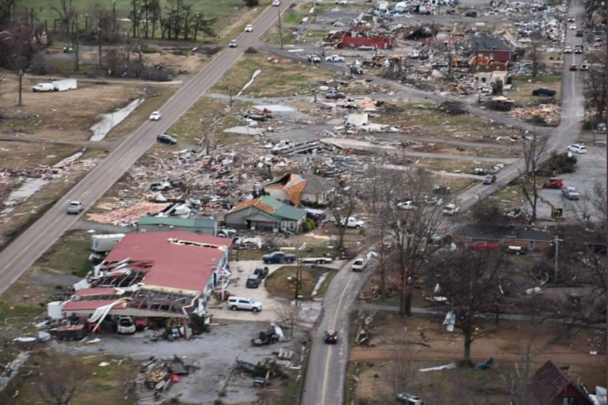 PHOTO Some Houses Still Standing In Samburg And Reelfoot Lake Area After Tornado Churns Through