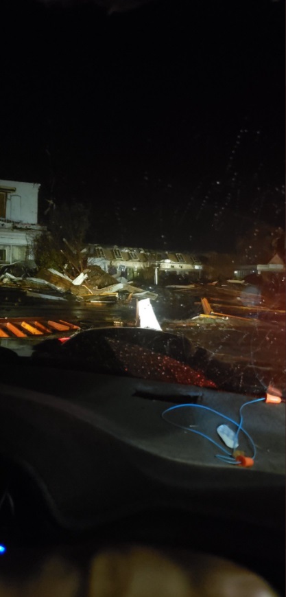 PHOTO Walls From Houses Just Laying In The Road In Mayfield Kentucky