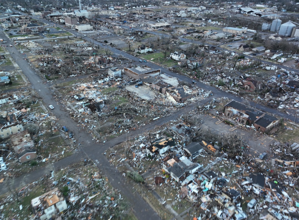 PHOTO Words Cannot Describe The Devastation In Mayfield Kentucky As It Looks Worse Than Joplin MO