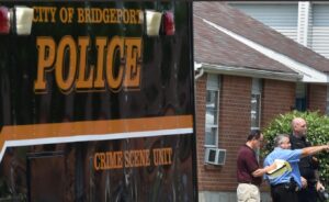 PHOTO Bridgeport Police Had A Crime Scene Unit And Investigators Outside Of Lauren Smith-Fields House