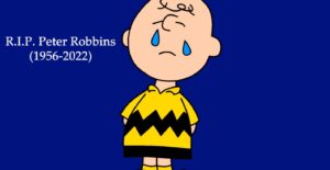 PHOTO Charlie Brown Crying Over The Death Of Peter Robbins