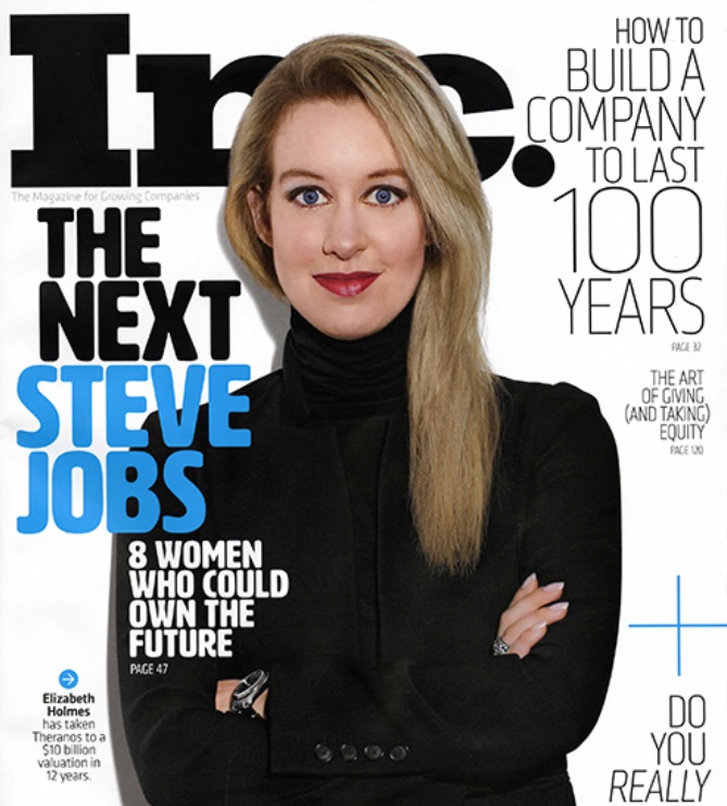 PHOTO Elizabeth Holmes Fooled The Media And Made Everyone Believe She Was Like Steve Jobs And Stole His Whole Look