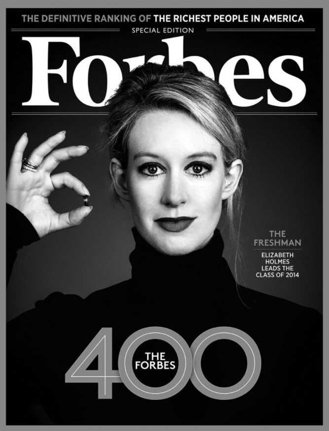 PHOTO Elizabeth Holmes Making The White Power Symbol With Her Hand