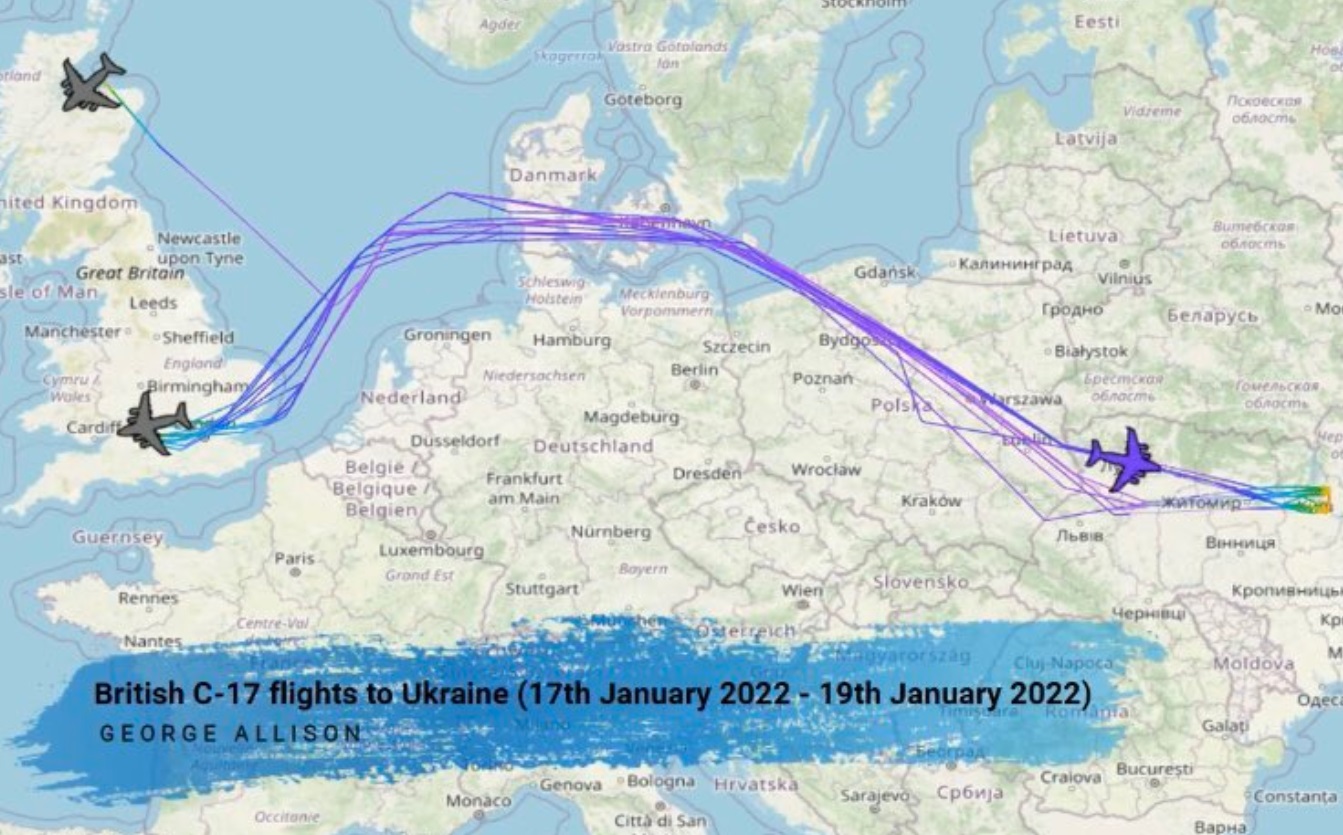 PHOTO Germany Is Preventing UK Overflights Delivering Critical Weapon Systems For Ukraine To Defend Itself Against Russia