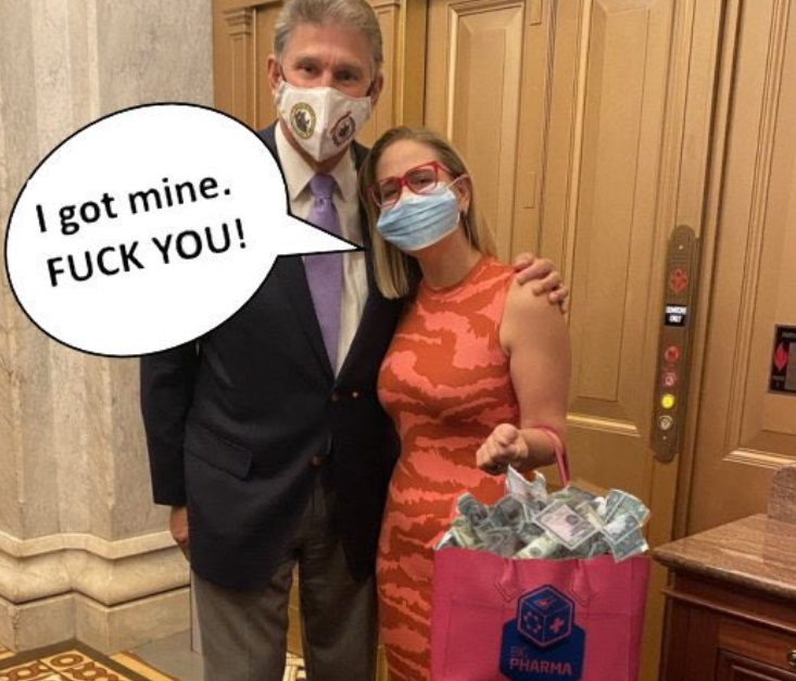 PHOTO I Got My Vaccine Fck You Kyrsten Sinema Dr Fauci Meme