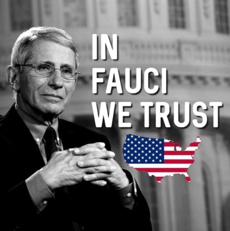 PHOTO In Dr Fauci We Trust Wallpaper