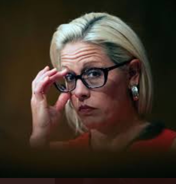 PHOTO Kyrsten Sinema Looking Through Her Glasses Like I Sold Out America