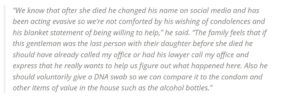 PHOTO Lauren Smith-Fields Lawyer Says Matthew LaFountain Changed His Name On Social Media After Lauren Died And He Won't Do A DNA Swab