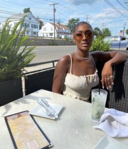 PHOTO Matthew LaFountain Sitting Down For Dinner With Lauren Smith-Fields At Fancy Restaurant In Bridgeford Connecticut