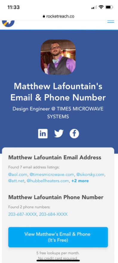 PHOTO Matthew Lafountain Is A Design Engineer In Conneciticut