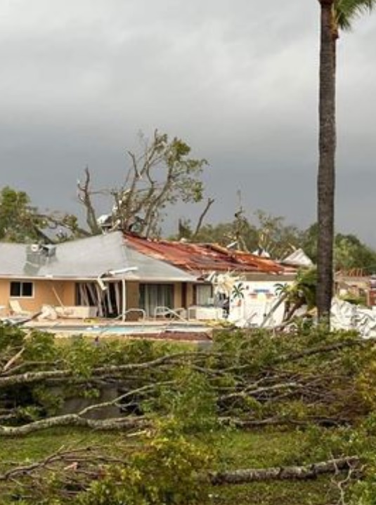 PHOTO Of Tornado Damage In Fort Myers Down McGregor Blvd