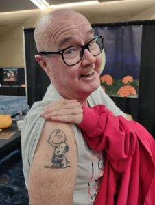 PHOTO Peter Robbins' Charlie Brown And Snoopy Tattoo