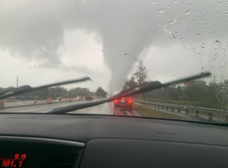 PHOTO Tornado In Naples Florida Going Through The 41 Past 951 On The Road