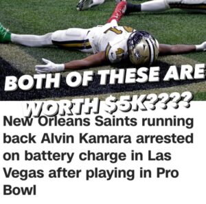 PHOTO Alvin Kamara Christmas Cleats $5K Fine Kamara Arrested For Battery $5K Bail Both Worth $5K Meme