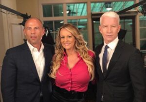 PHOTO Anderson Cooper With Michael Avenatti Before Avenatti Was A Convicted Felon