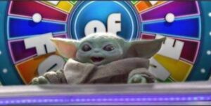 PHOTO Baby Yoda On Wheel Of Fortune