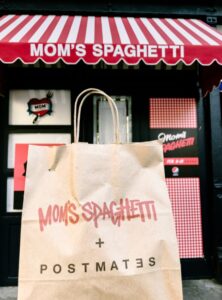 PHOTO Eminem's Mom's Spaghetti Being Sold In Downtown LA After Super Bowl Performance